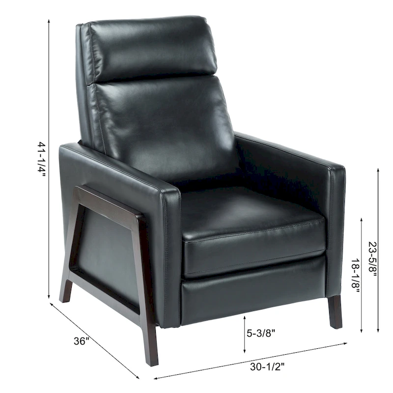 Milo Modern Push Back Recliner by Greyson Living