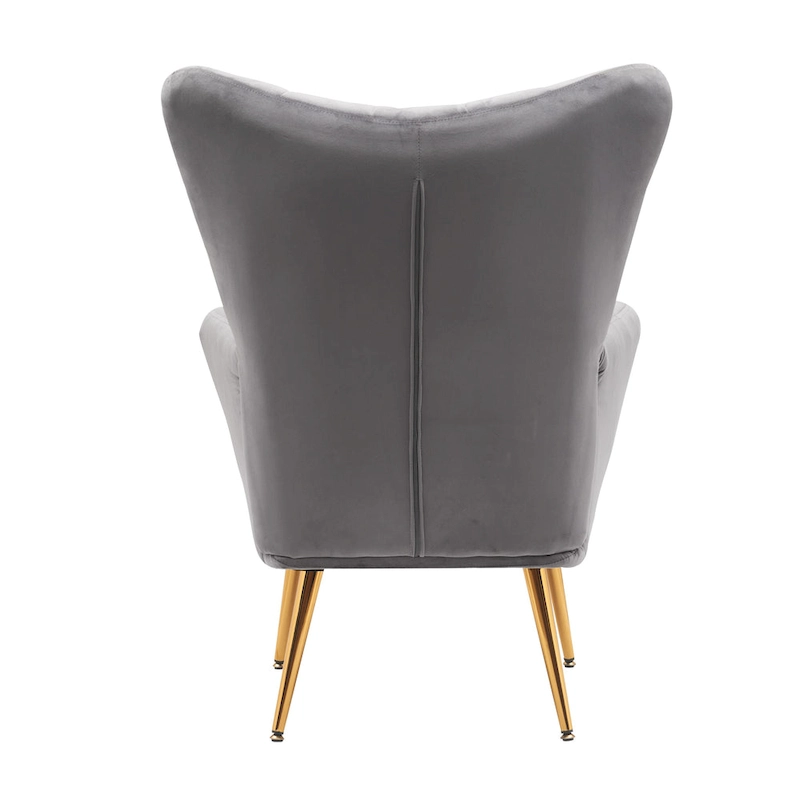 Mid Century Wingback Upholstered Accent Chair