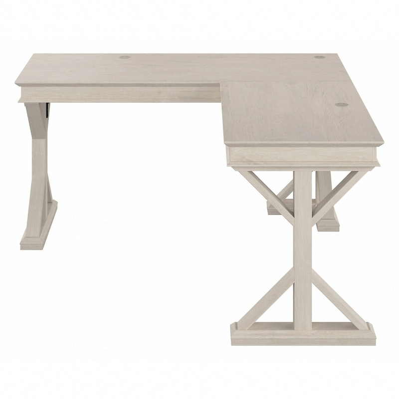 Homestead 60W Farmhouse L Shaped Desk by Bush Furniture