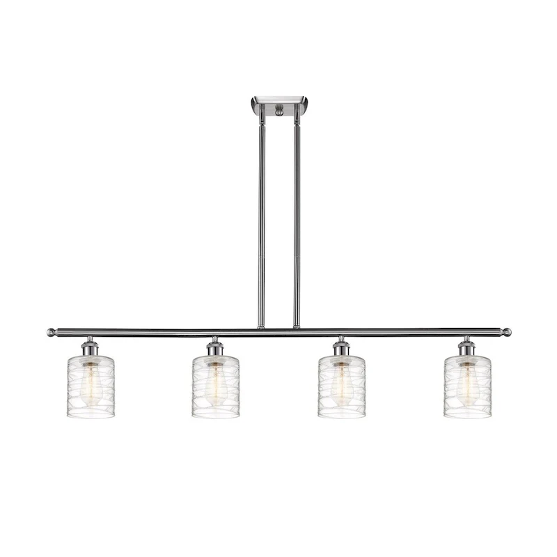 Innovations Lighting Ballston Cobbleskill - 4 Light 48  Island Light