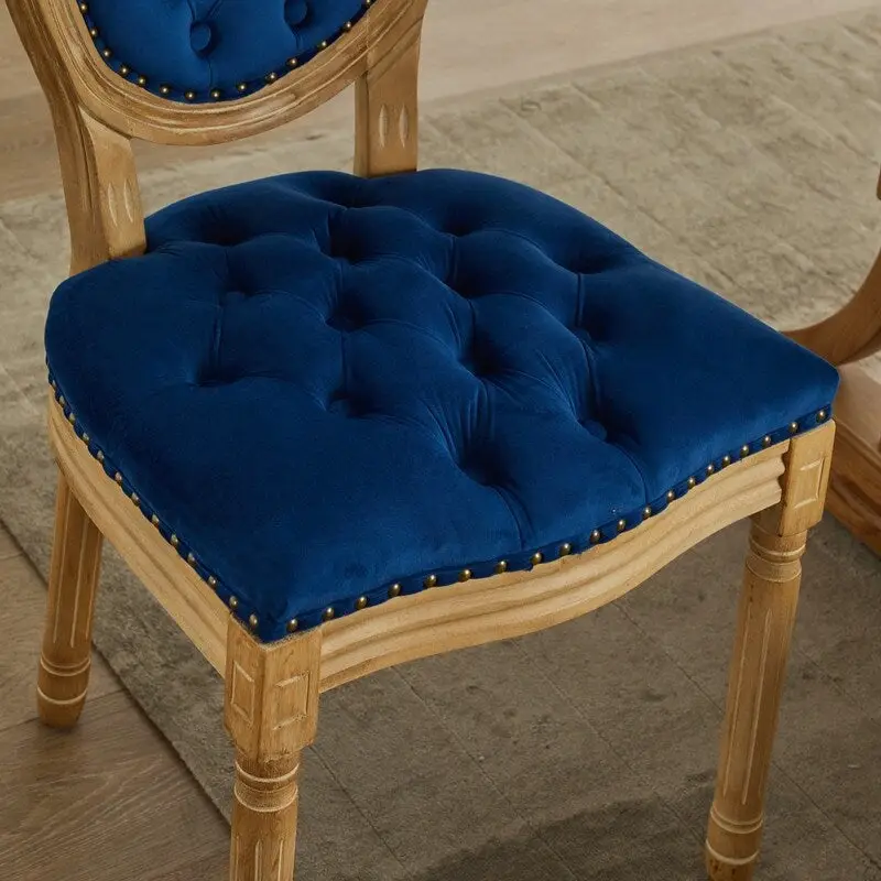 French Dining Chair with Nailhead Trim Set of 6