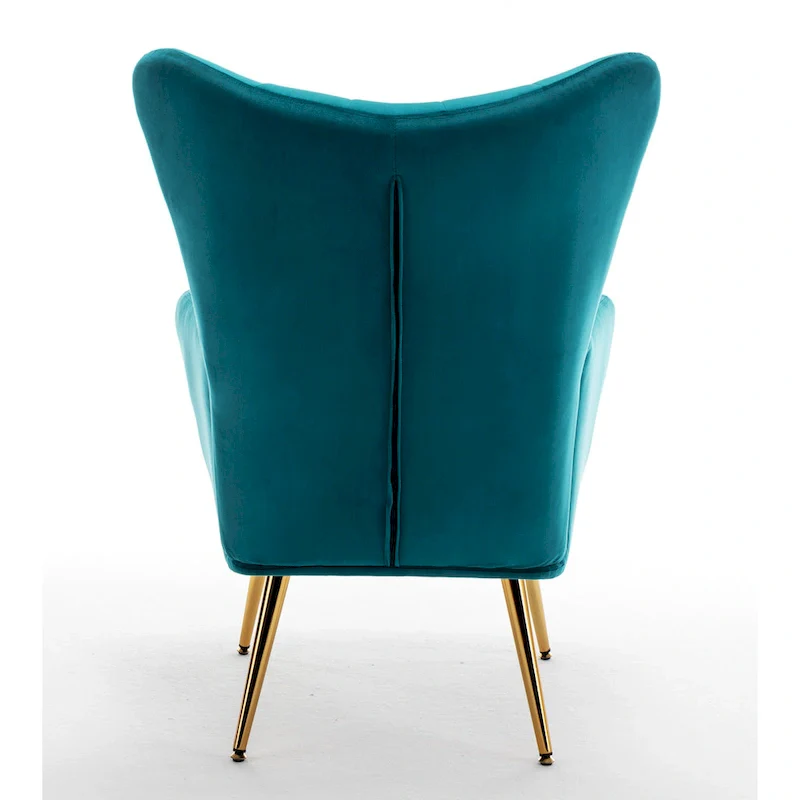 Mid Century Wingback Upholstered Accent Chair