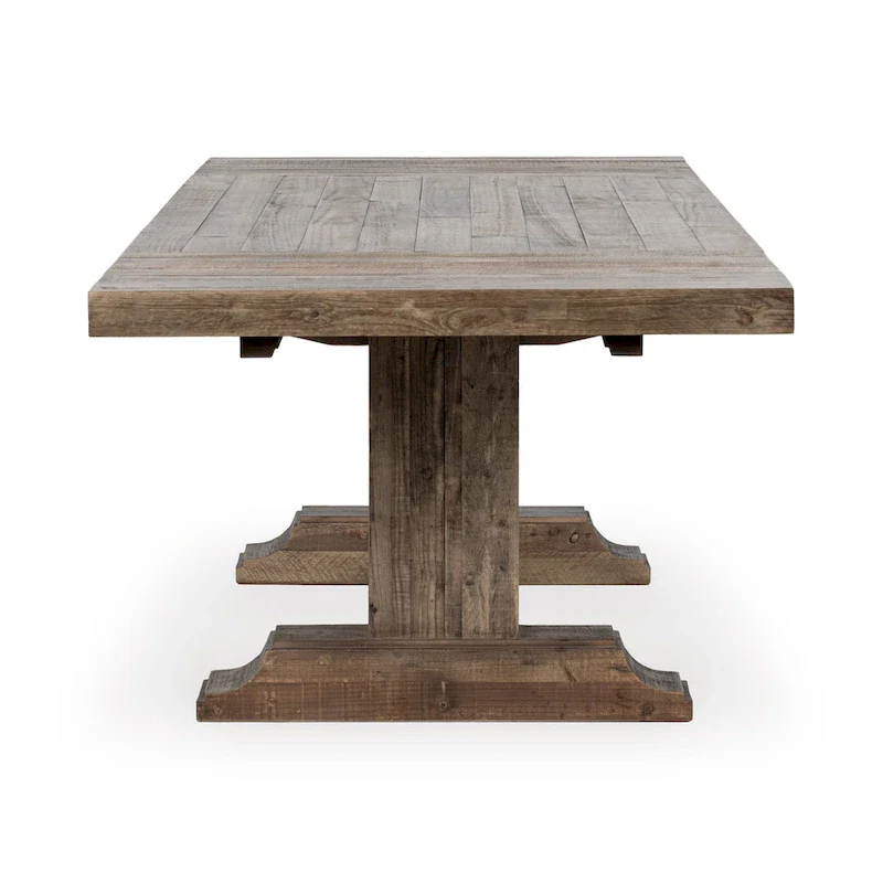 Dita Reclaimed Pine Wood Extendable Dining Table by Kosas Home