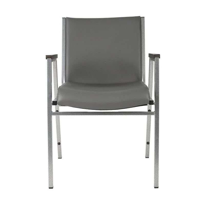 Heavy Duty Stack Chair with Arms - 21D x 21W x 31H