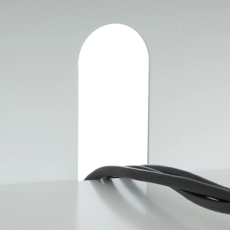 SAFAVIEH Cristen 1 Shelf Rattan Media Stand - 54 W x 15 D x 22 H - 54Wx15Dx22H