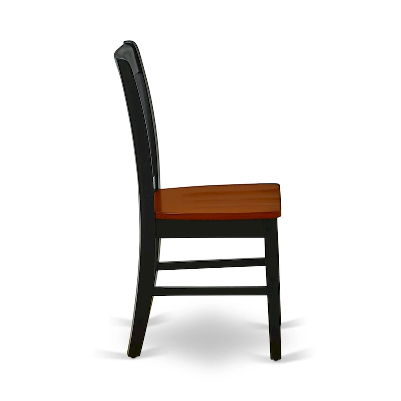 East West Furniture Kitchen Table Set Consist of a Rectangle Dining Table with Butterfly Leaf and Dining Chairs (Pieces Options)