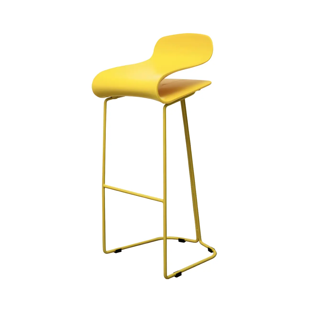 Acrylic Sleek Durable Backless Counter Height Bar Stool