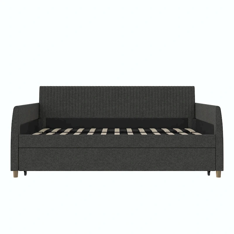 Mr. Kate Daphne Upholstered Twin Daybed with Roll Out Trundle