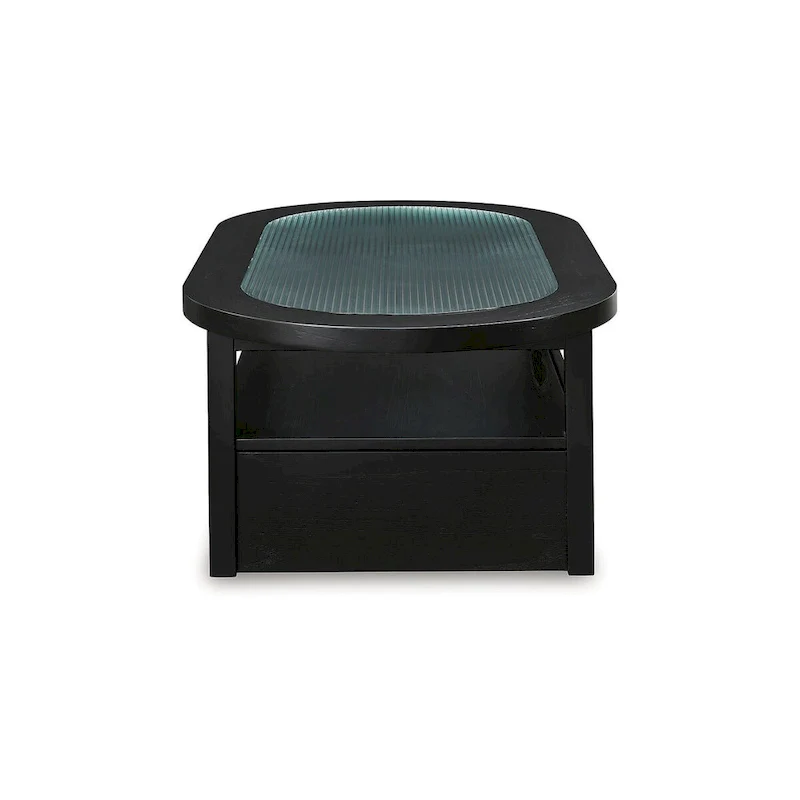 Signature Design by Ashley Winbardi Black/Gray Coffee Table - 52 W x 28 D x 18.25 H