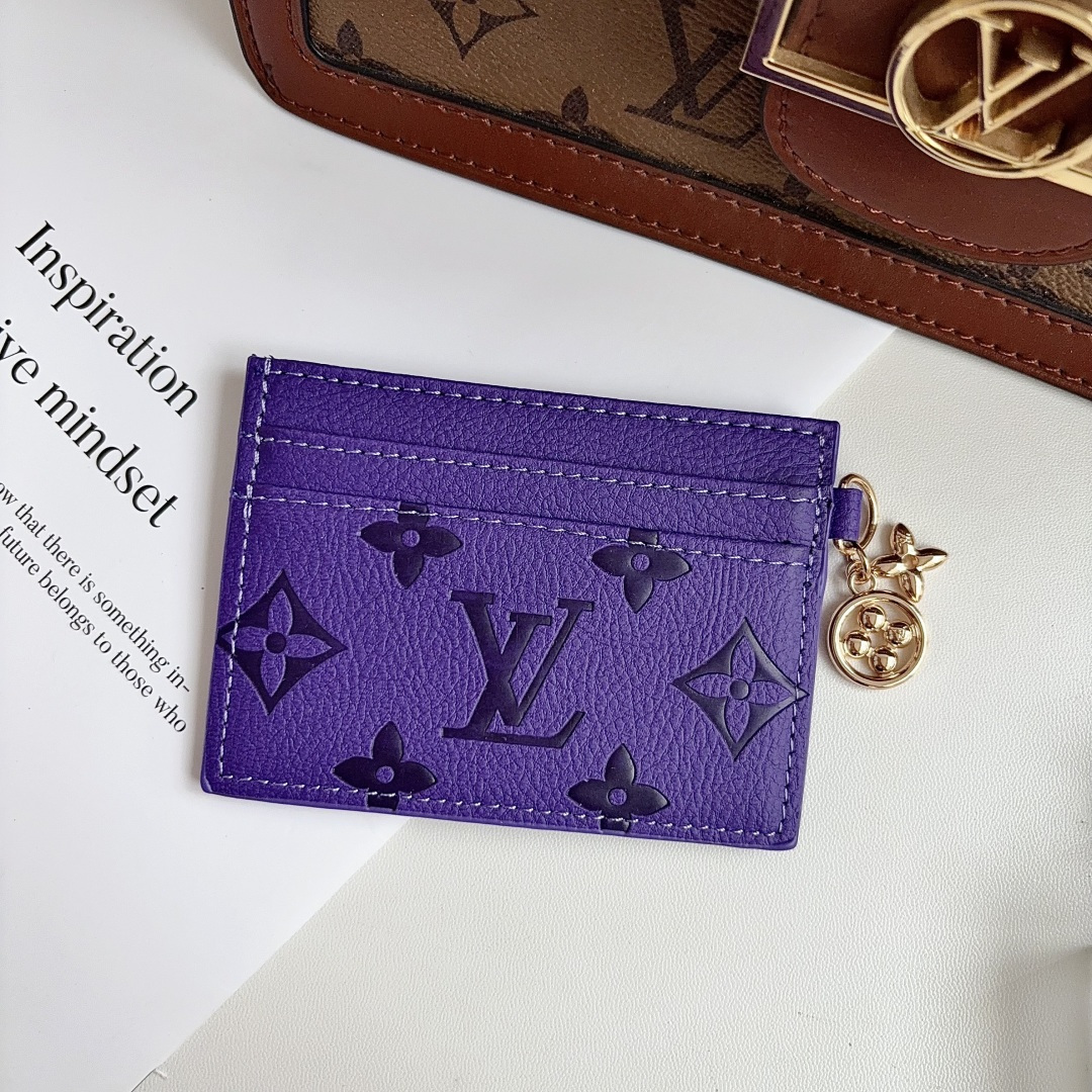 LL Embossed Petal 08 Card Holder - Vania Cases