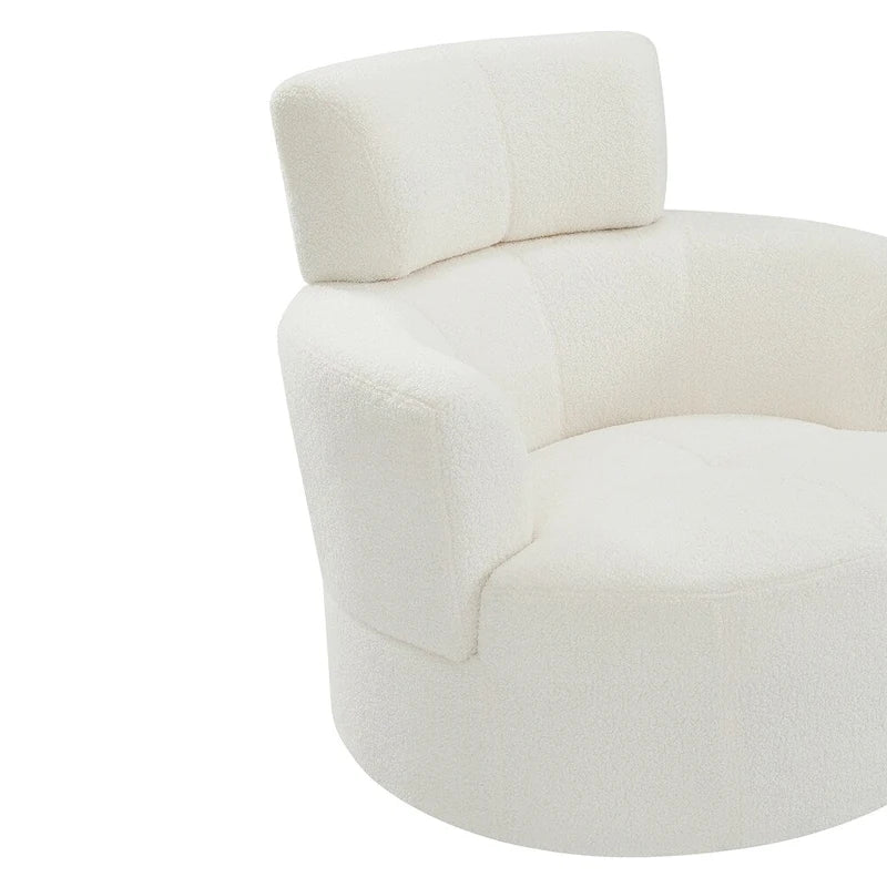 360Swivel Chair Upholstered Accent Barrel Chair