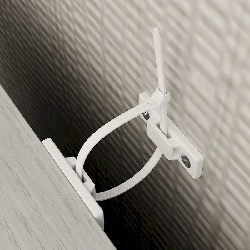 Home Media Center Sleek Design with Ample Shelving and Glass Accents