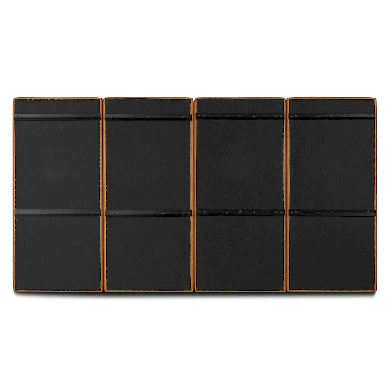 Poly and Bark Napa Leather Headboard - Full Grain Genuine Italian Leather