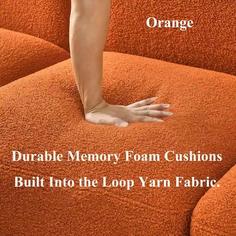 L-Shaped Modular Sectional Sofa with Chaise Lounge, 3-Seat