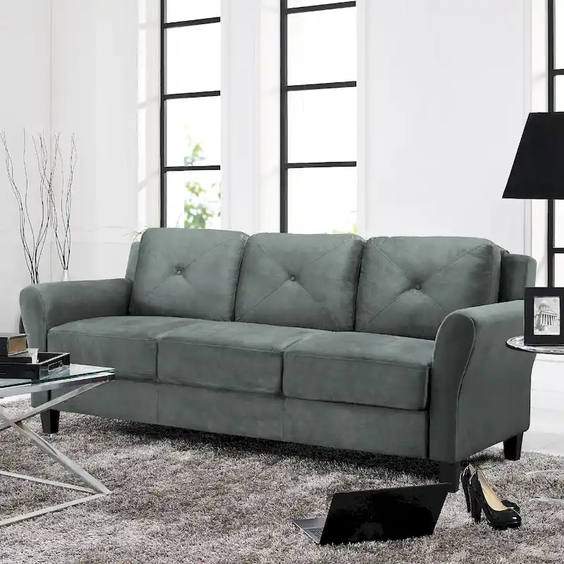 iLounge Harvard Microfiber Sofa