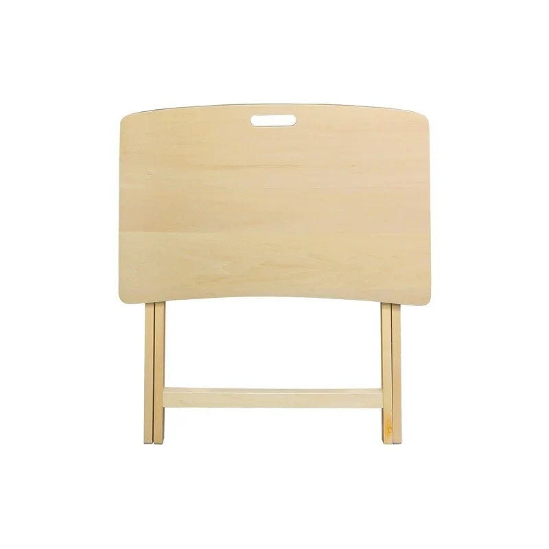 Copper Grove Goosefoot Folding TV Tray Table with Solid Hardwood