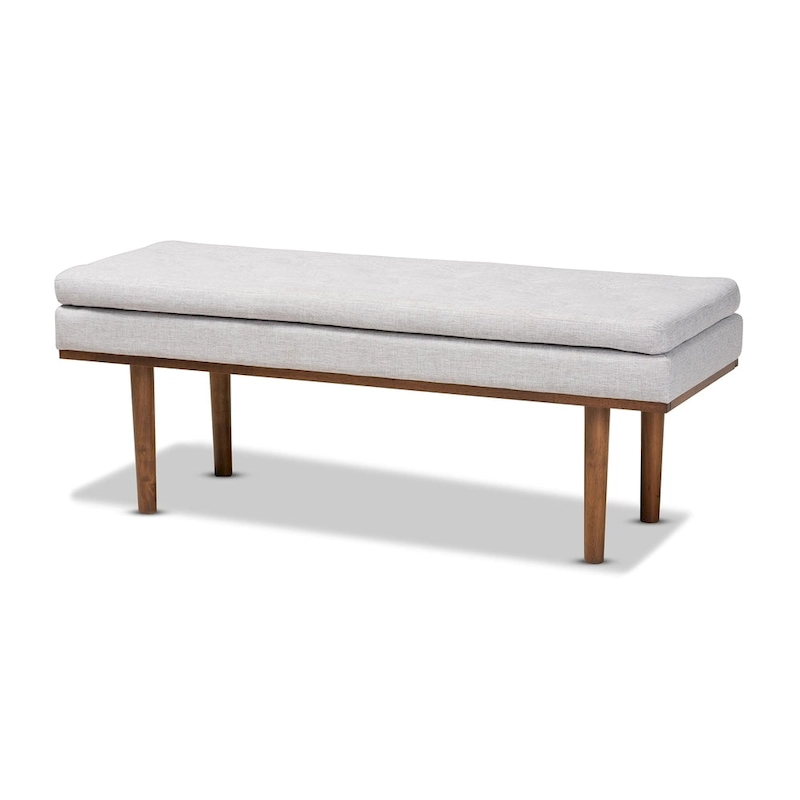 Carson Carrington Ufas Mid-century Modern Upholstered Bench