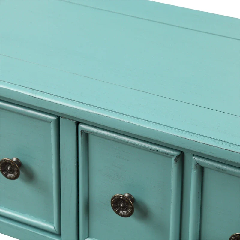 Harper & Bright Designs Rustic 4-drawers Long Entryway Console Table