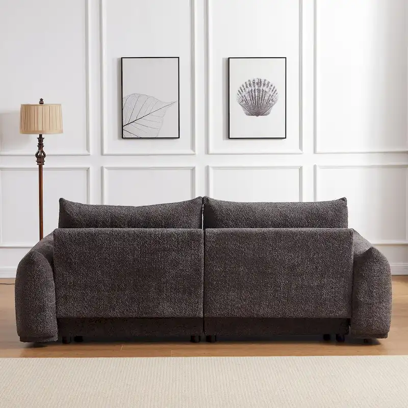 Lamb's wool 2-seater sofa