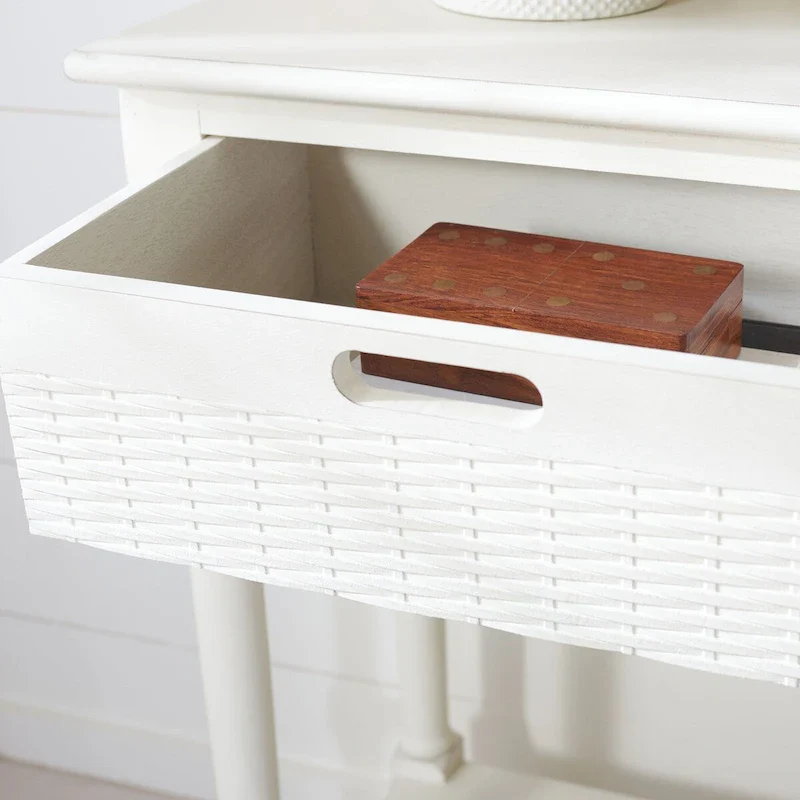 SAFAVIEH Lucetta 2-Drawer Console Table - 35.5 W x 13 L x 29.5 H - 36Wx13Dx30H