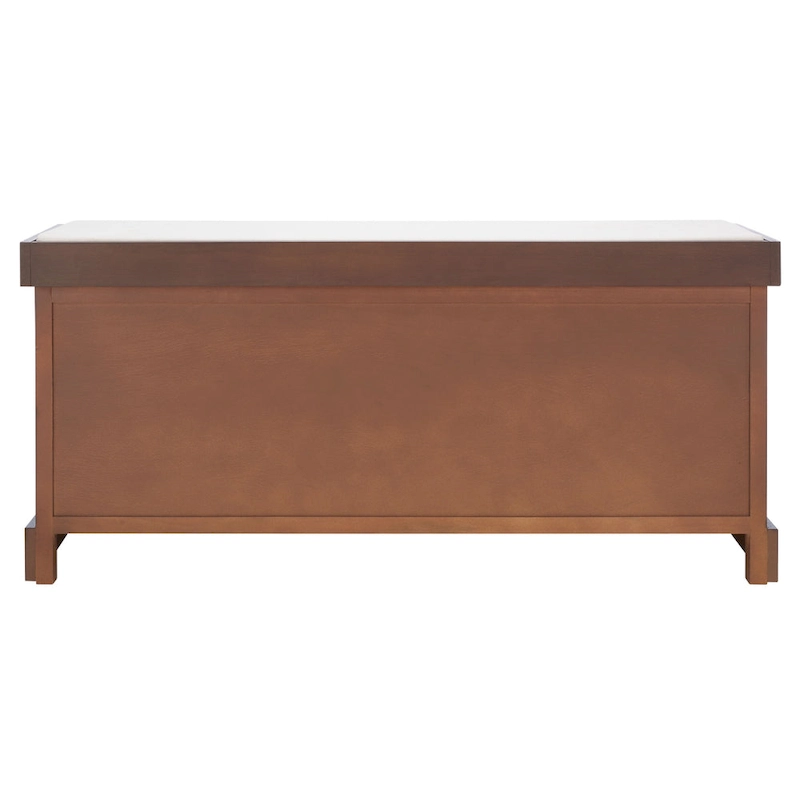 SAFAVIEH Mozella 3-Drawer Cushion Bench - 42  W x 15  D x 20  H - 42Wx15Dx20H