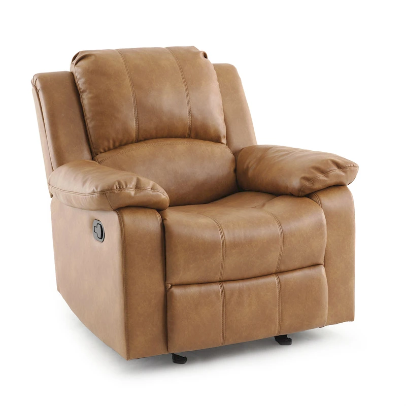 Charleston Leather Gel Glider Rocker Recliner by Greyson Living