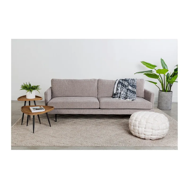 Macari Rollins Rattan Top Side Table - 17