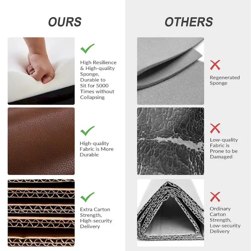 Felipe Modern Genuine Leather Swivel Chair With Tufted Back By HULALA HOME