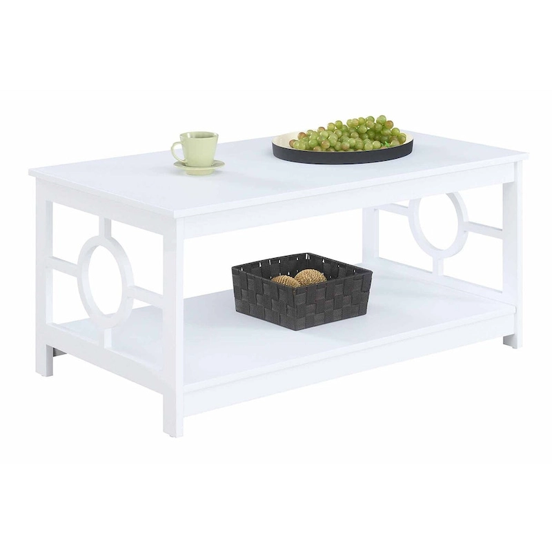 Convenience Concepts Ring Coffee Table with Shelf