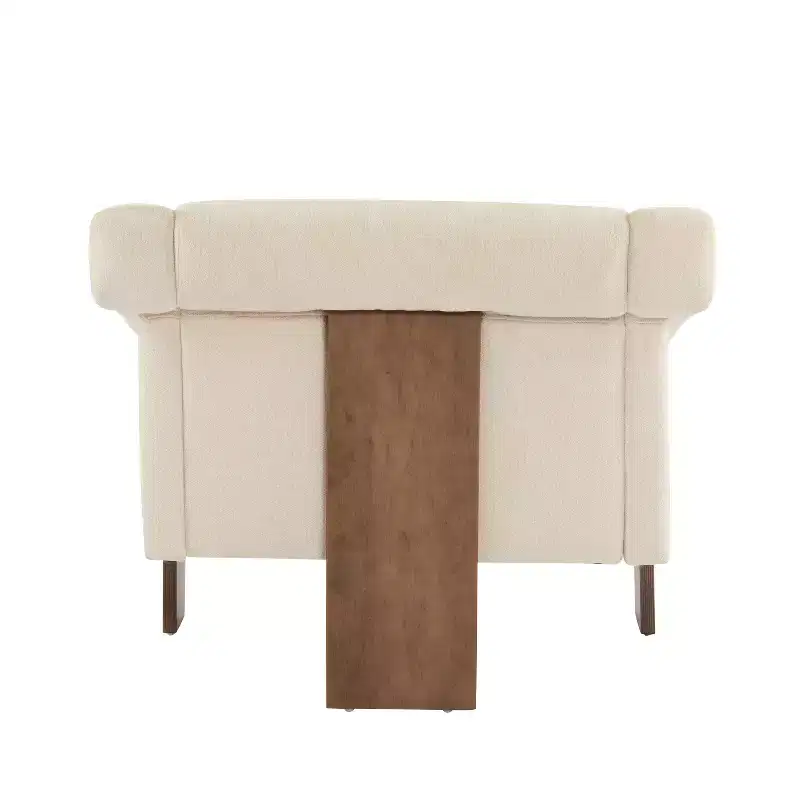 Christopher Knight Home Logan Mid-Century Modern Wooden Upholstered Accent Chair