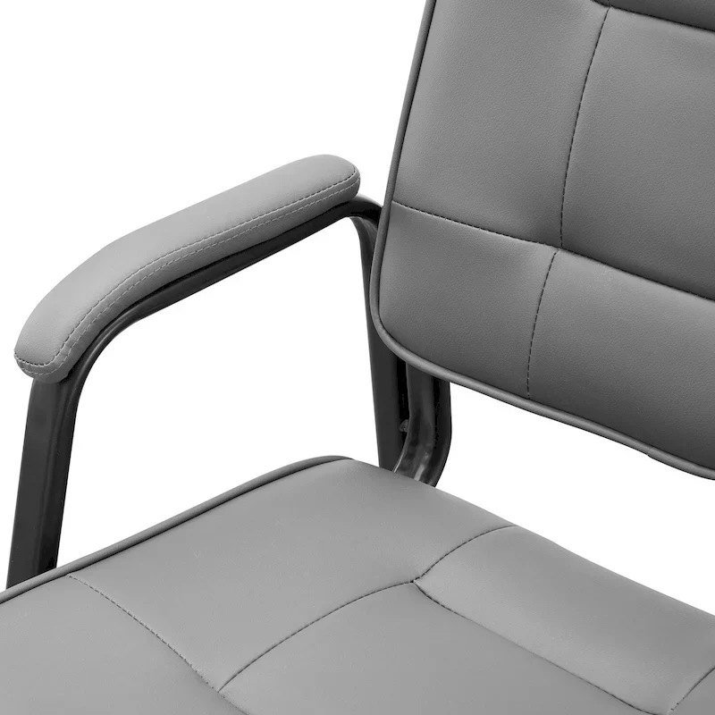 Premium Leather Executive Office Chairs with Padded Armrest