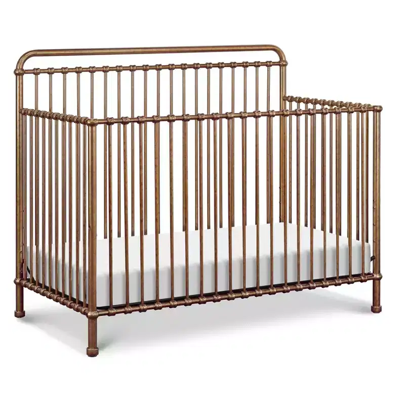 4-in-1 Convertible Metal Crib