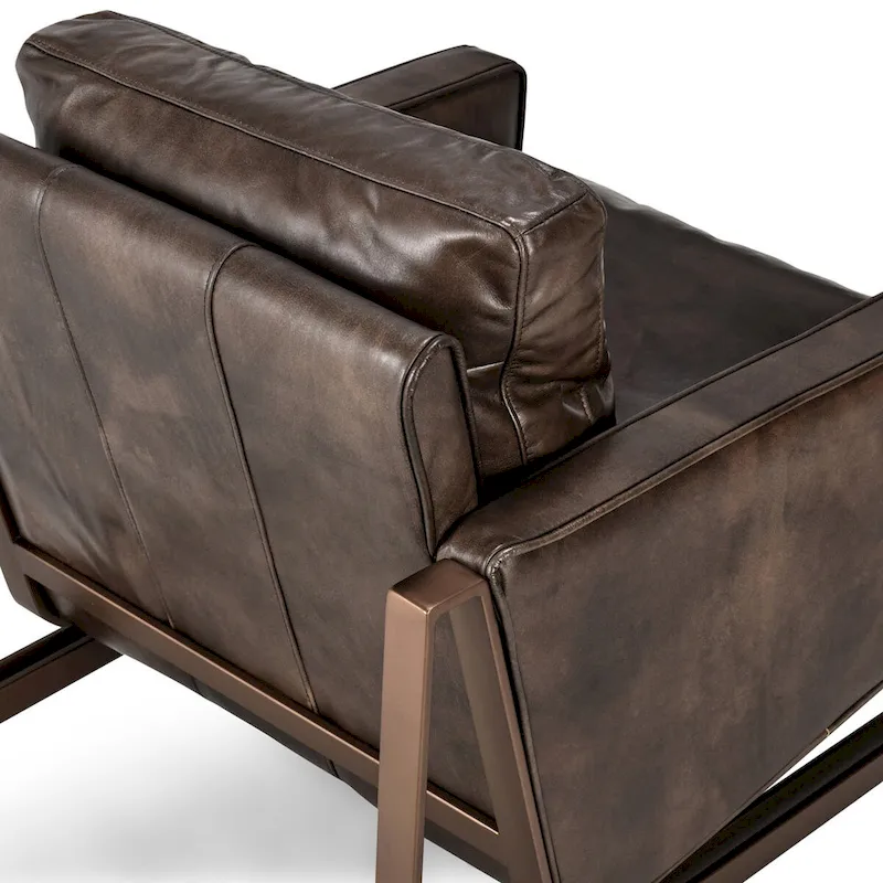 Classic Home Chad Leather Club Chair