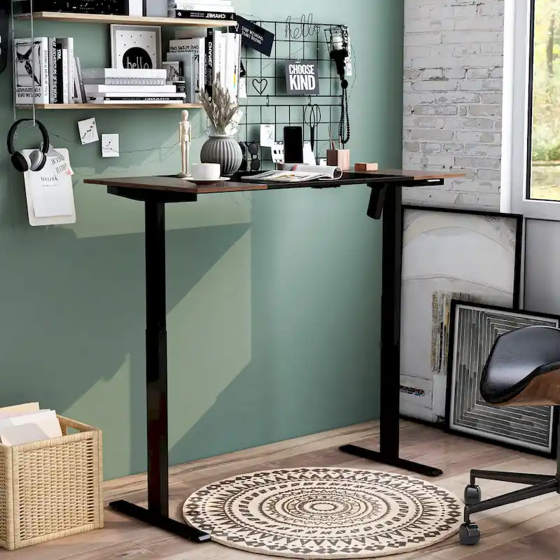 Getty Modern 47-inch Steel Adjustable Standing Desk by