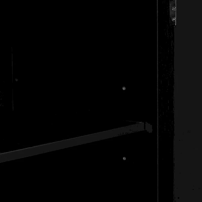 Sideboard with Curved Swirl Patterned Doors and Artistic Three-Door Design,Suitable for Living Rooms,Entrance and Study