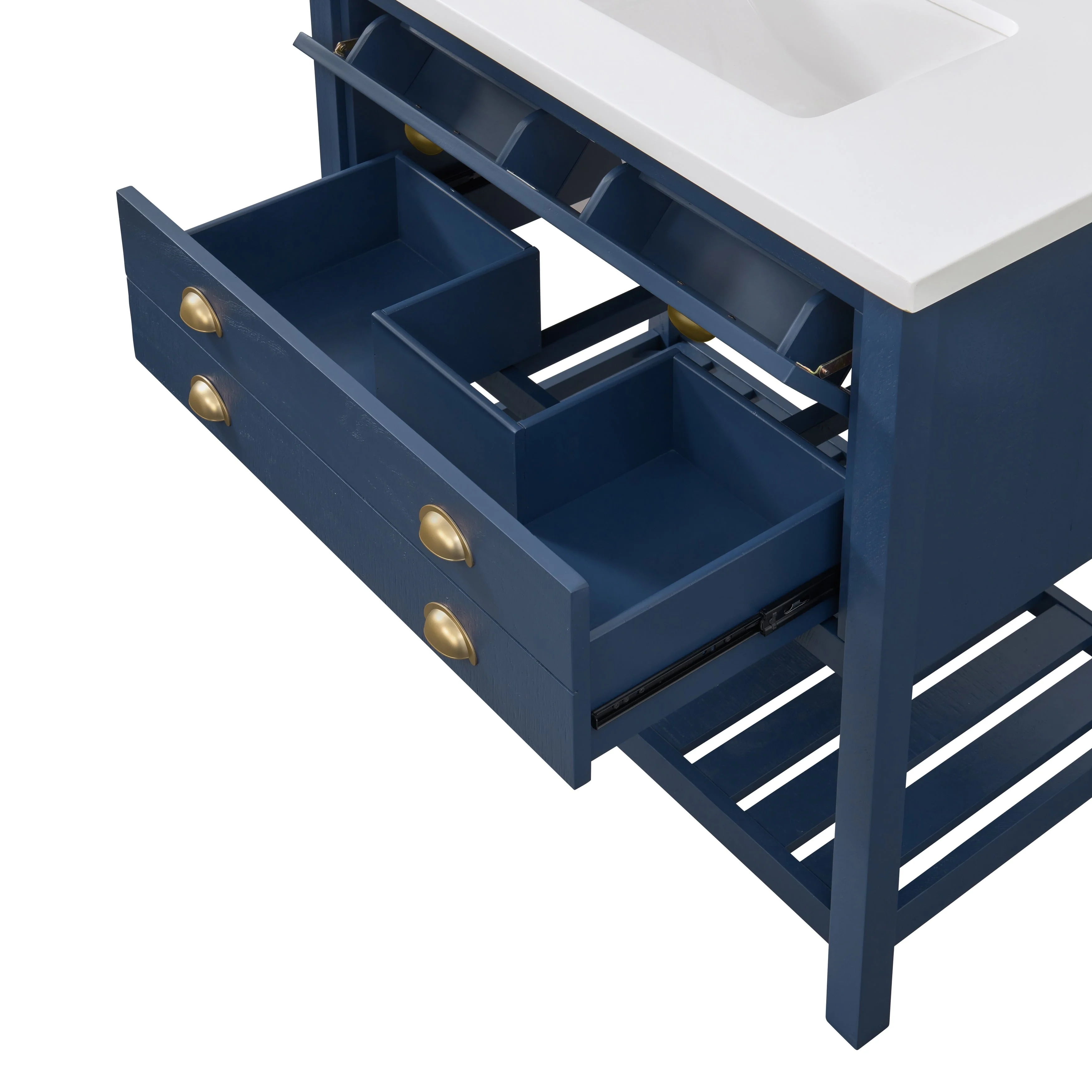 Monterey 37 Farmhouse Single Bathroom Vanity with Top