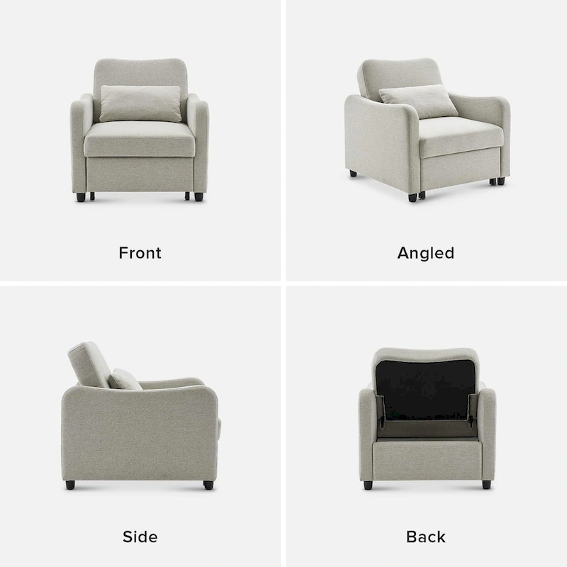 Mopio Sophie 4-in-1 Convertible Sleeper Chair Bed