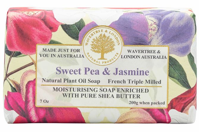 Wavertree & London Soap Sweet Pea and Jasmine 200g