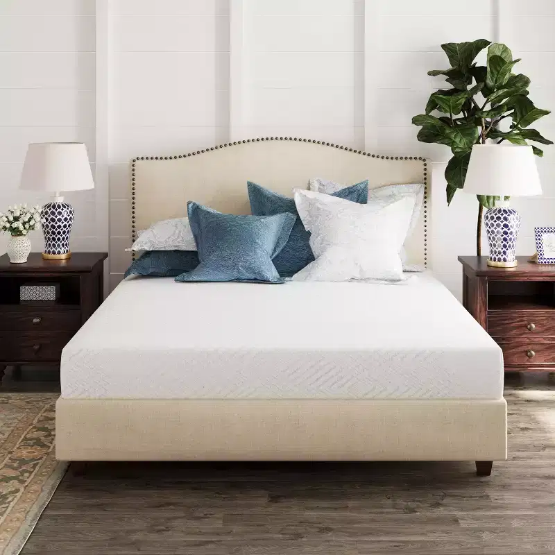 Ego White 8 Medium Gel Green Tea AeroFusion Memory Foam Mattress