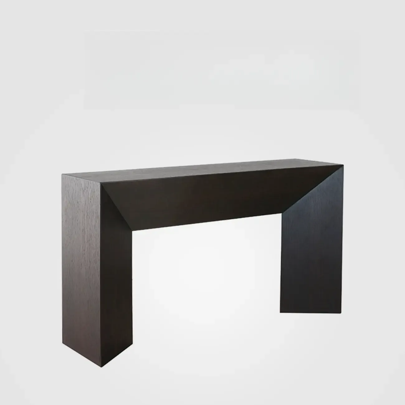 Modern Stone Top Wooden Base Console Table | HomeyFad