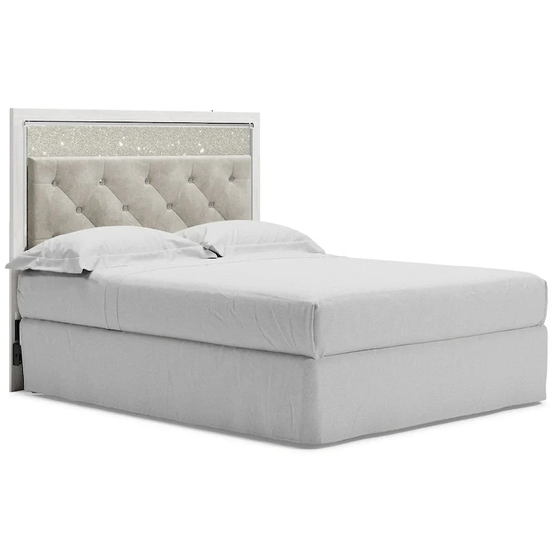 Signature Design by Ashley Altyra White Upholstered Panel Headboard