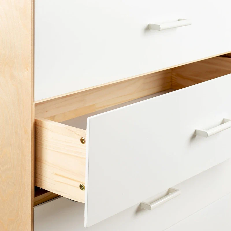 5 Drawer Dresser,White