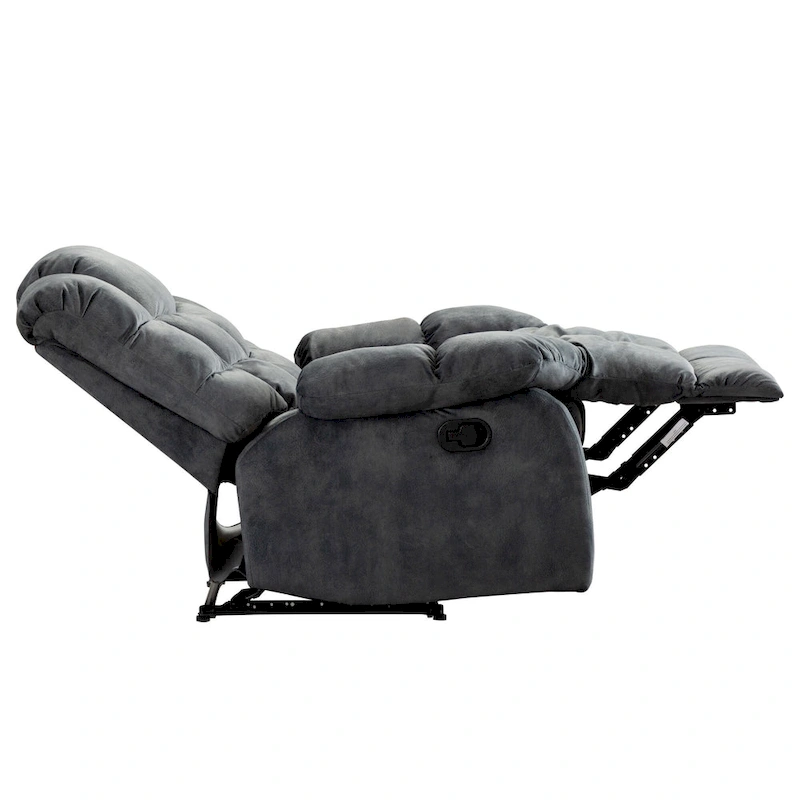 Manual Reclining Fabric Recliner and Single Sofa