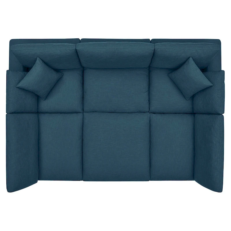 Commix Down Filled Overstuffed 6-Piece Sectional Sofa