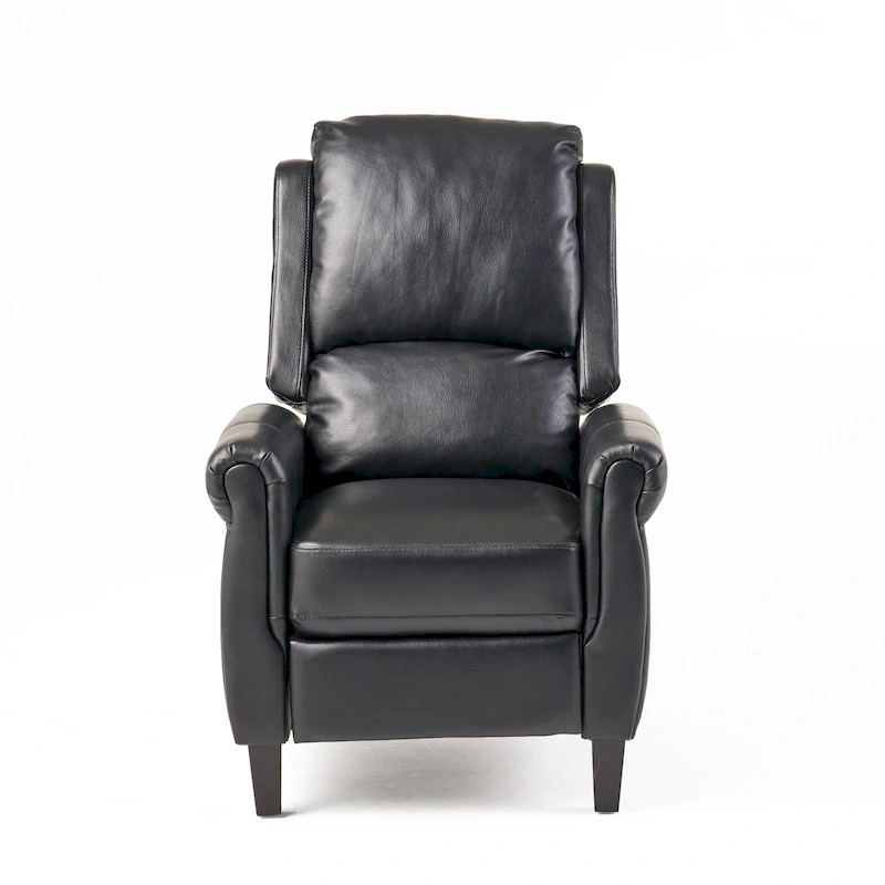 Haddan PU Leather Recliner Club Chair by Christopher Knight Home