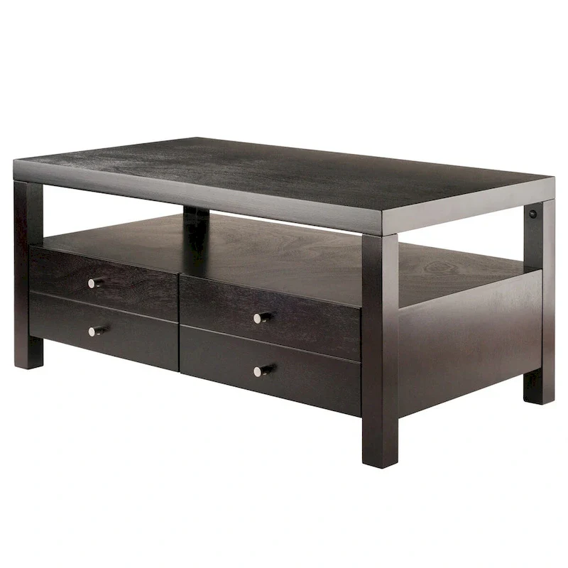 Copenhagen Coffee Table, Espresso - 40.16 x 22.83 x 18.35