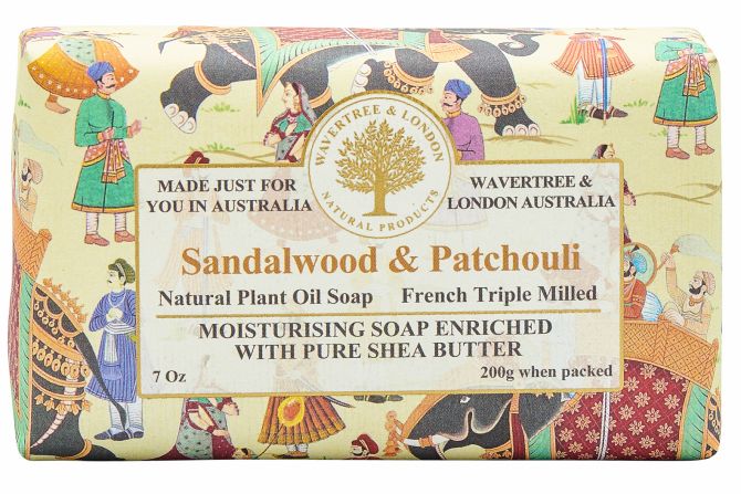 Wavertree & London Soap Sandalwood and Patchouli 200g