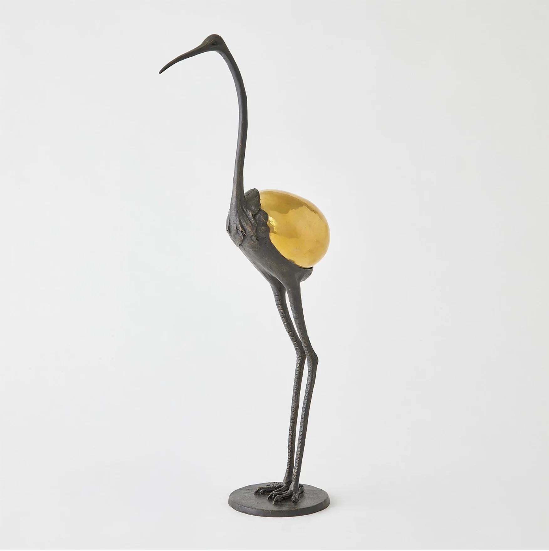 PRECIOUS EGG SCULPTURE-BRASS