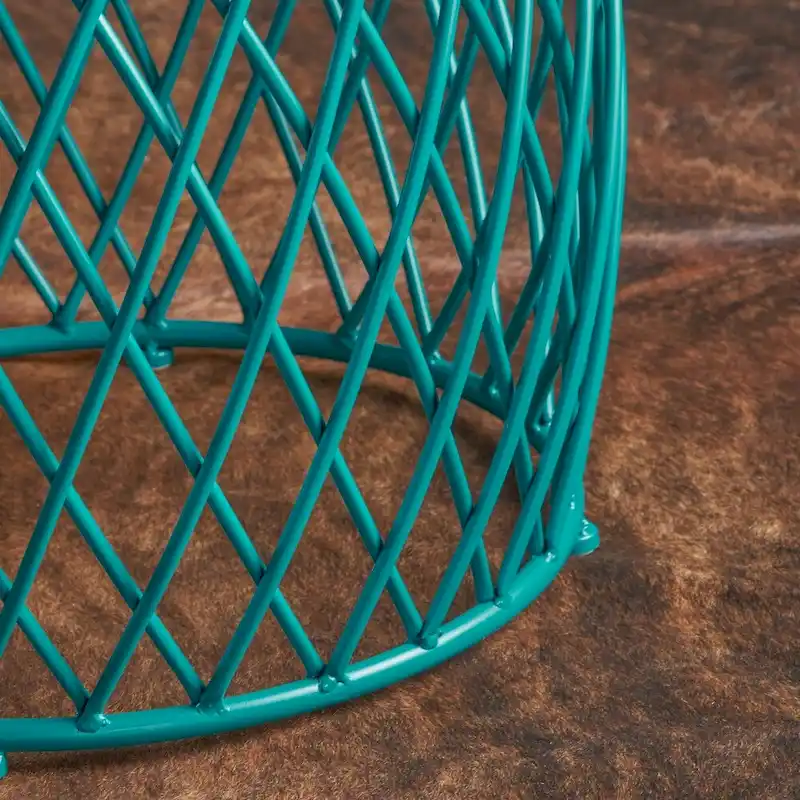 Round Lattice Side Table, 19-inch (48 cm) Diameter