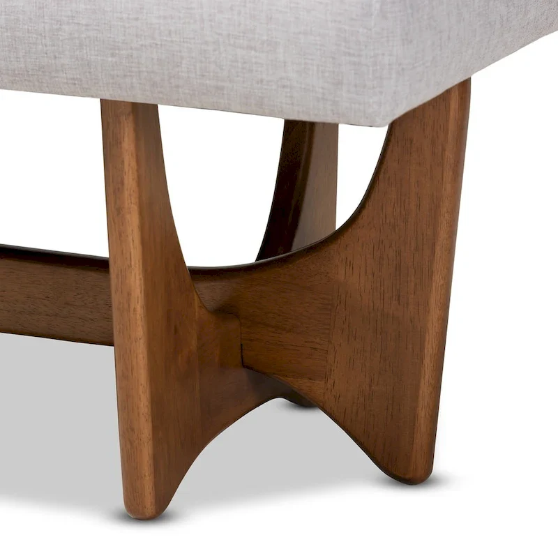 Carson Carrington Ullarp Mid-century Modern Upholstered Bench